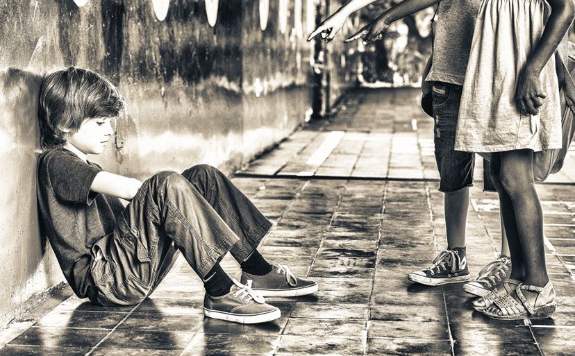 Child sitting on floor