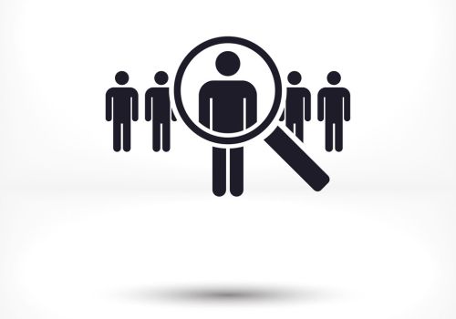 magnifying glass cartoon icon